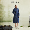 LIYIHAN 2026春新款通勤纯棉牛仔连衣裙女蓝色衬衫裙子小众设计感 商品缩略图1
