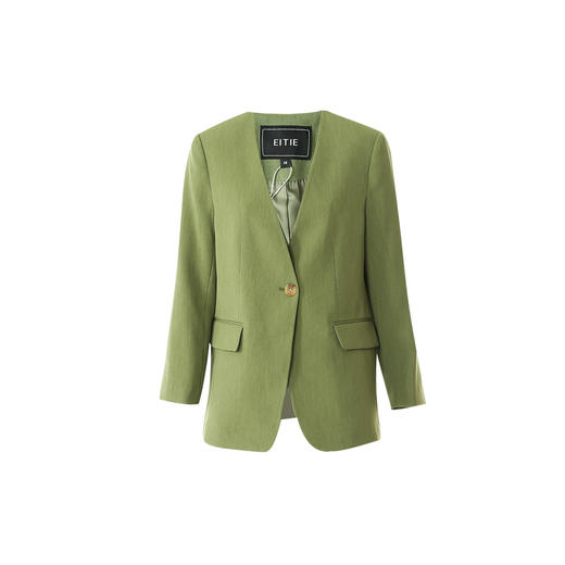 EITIE爱特爱气质干练高级感纯色收腰西装外套女春季新款8103808 商品图11