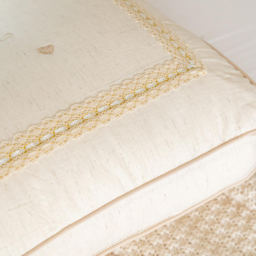 自然醒亚麻蒲公英枕-棉麻枕芯刺绣亚麻枕头XK 商品图5