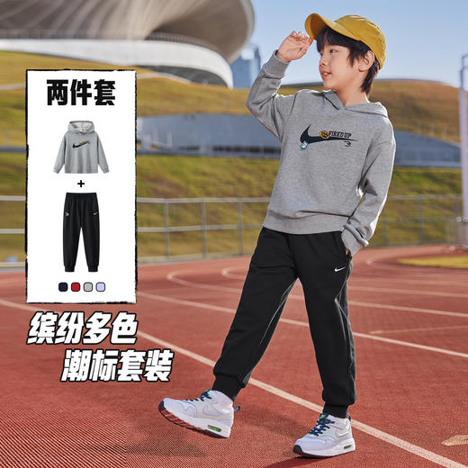 NIKE 3BRAND 春 大童小童 连帽卫衣/长裤 RWN-PH-1849 商品图5