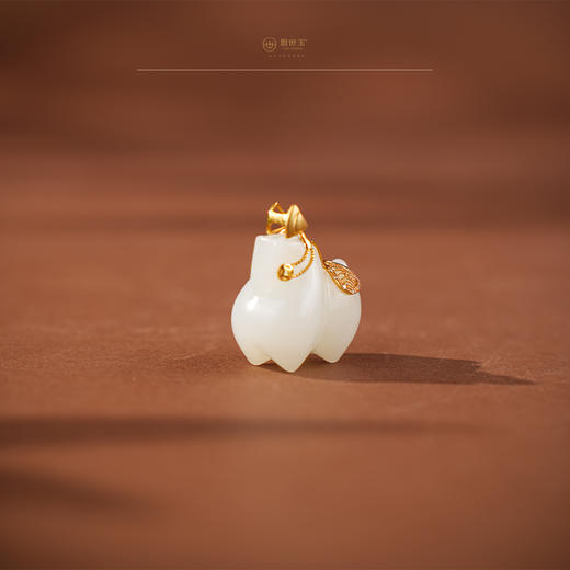 【承睿】金镶羊脂白玉瑞马 商品图1