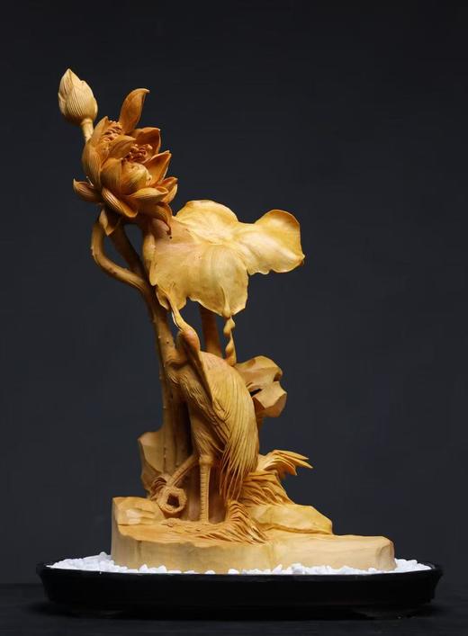 立一路连科°黄杨木摆件 商品图0