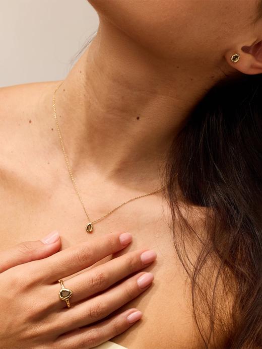 北京仓｜Agapee-LYSIA-金色 mini 水滴 项链［法国设计师］ 商品图0