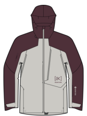26/27BURTON雪服M AK GORE CYCLC JKT RUMRSN/CHLGRY