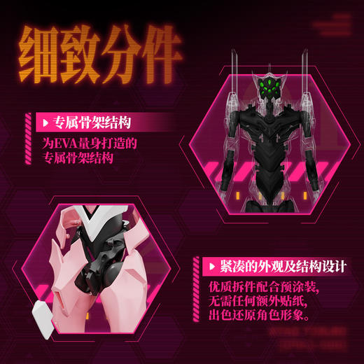 布鲁可 积木人-传奇版-新世纪福音战士-8号机BLKC73545 商品图4