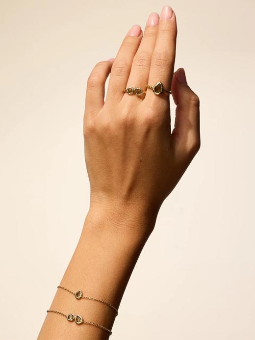 北京仓｜Agapee-LYSIANA-金色 圆形 水滴 手链［法国设计师］ 商品图2