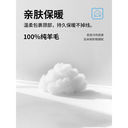 【分仓直发包邮】VVC燃点·100%羊毛格纹围巾VGW5X051（橙皮白/荔红白/星海蓝白） 商品图2