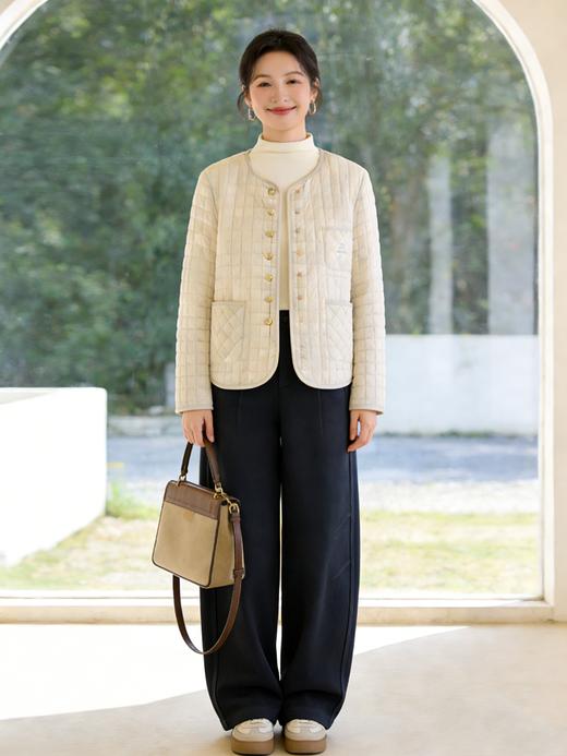 现货【2件仅119】臣禾【暖绒T】一触即暖 德绒半高领钮扣打底衫正肩合体保暖T恤	JZ261050175 商品图4