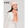 【分仓直发包邮】VVC燃点·100%羊毛格纹围巾VGW5X051（橙皮白/荔红白/星海蓝白） 商品缩略图1