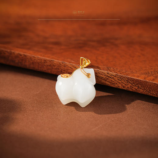 【承睿】金镶羊脂白玉瑞马 商品图5