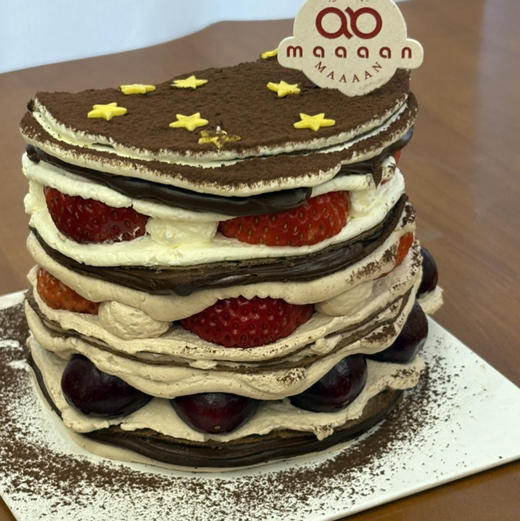 草莓星星车厘子巧克力千层 商品图5