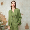 EITIE爱特爱气质干练高级感纯色收腰西装外套女春季新款8103808 商品缩略图7
