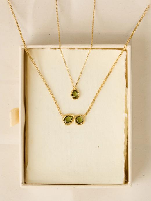 北京仓｜Agapee-LYSIA-金色 mini 水滴 项链［法国设计师］ 商品图4
