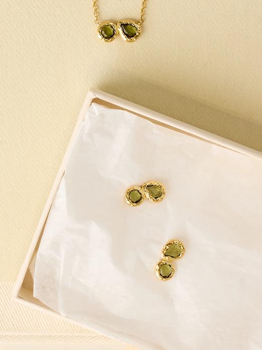 北京仓｜Agapee-LYSIANA-金色 圆形 水滴 耳环［法国设计师］ 商品图3