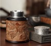 捷报图°锡胆竹雕茶叶罐 商品缩略图9