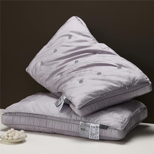 自然醒凤尾花蚕丝枕-花朵柞蚕丝枕芯大提花莱赛尔蚕丝枕头XK 商品图10