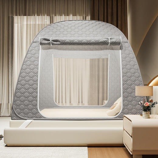 自然醒免安装保暖遮光钢丝蚊帐HH 商品图2