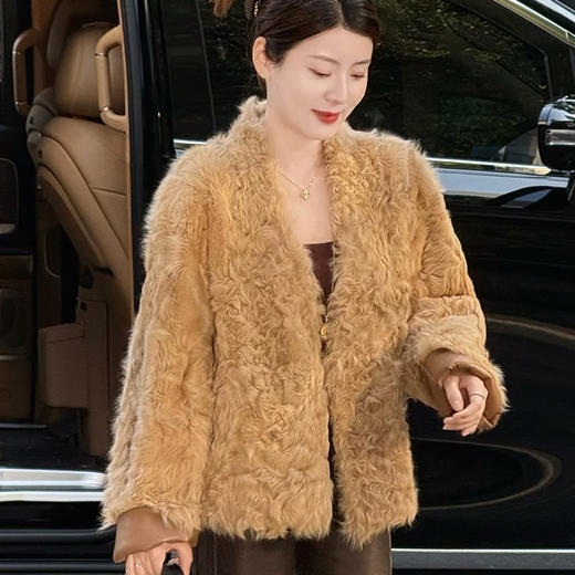 【预售7天】良木礼小湖羊外套(1604F) 商品图4