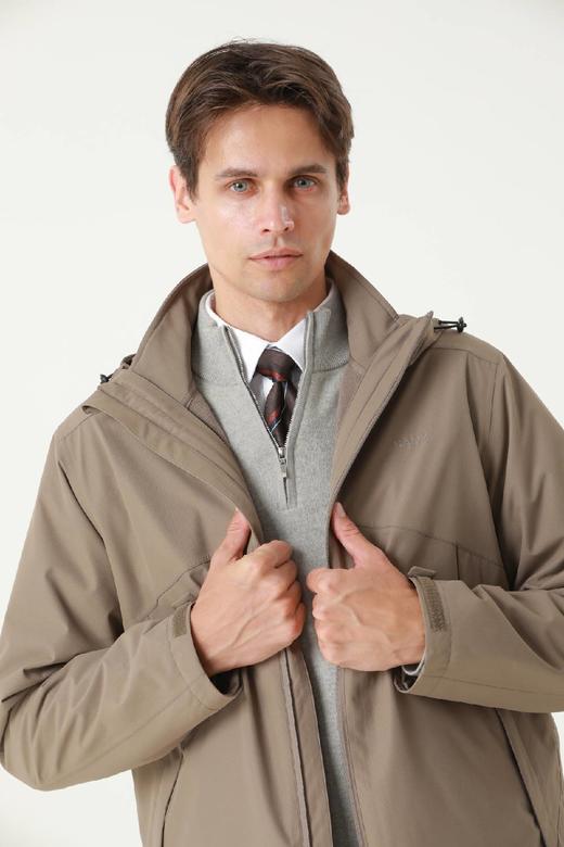 三合一户外冲锋衣320D—驼色 商品图3