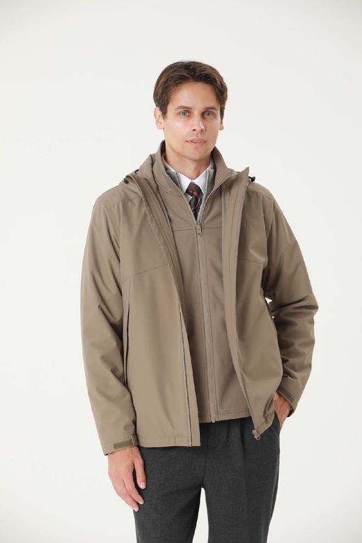 三合一户外冲锋衣320D—驼色 商品图0