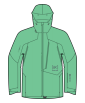 26/27BURTON雪服M AK GORE CYCLC JKT GREEN VOLTAGE