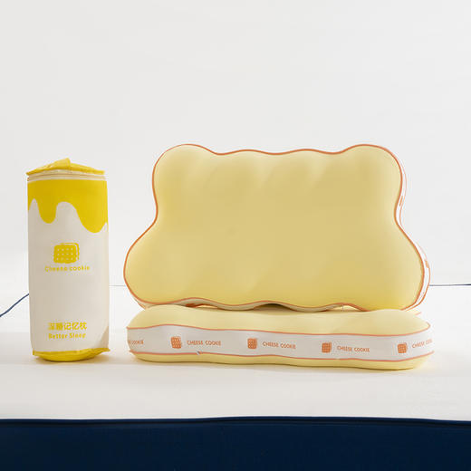 自然醒奶油曲奇饼干记忆棉枕-成人记忆棉枕芯饼干枕头XK 商品图0