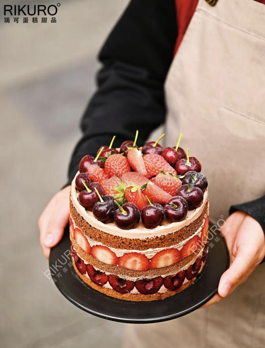 🍒🍓大吉大厘 | 3倍满料车厘子草莓巧克力蛋糕 商品图0