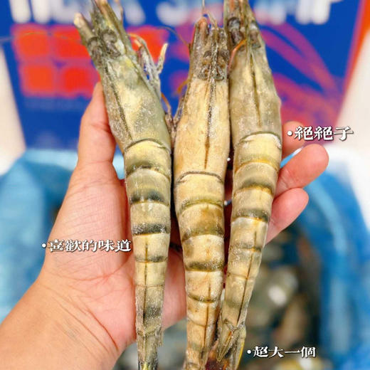 【渔礼记泰国活冻黑虎虾礼盒】壳薄肉嫩 晶莹剔透原装级品质大虾（2.5斤）（下单后3-4天发货） 商品图6