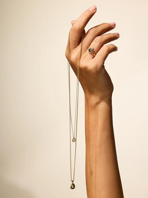 北京仓｜Agapee-LYSIA-金色 mini 水滴 项链［法国设计师］ 商品图3