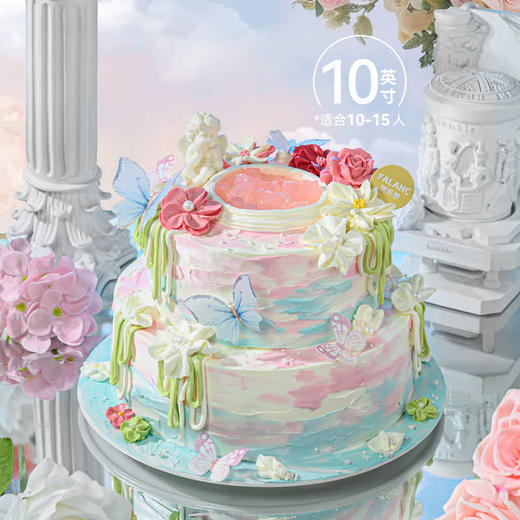 【白羊座·蝶生旷野】愿你有一万次的春和景明 慕斯夹心蛋糕 商品图6