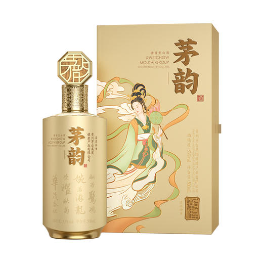 2023年 茅台集团 茅韵酒 洛滨神章 酱香型白酒 53度 500mL  商品图0