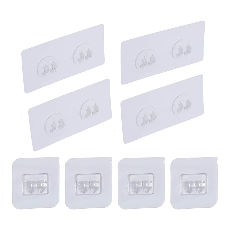 【8个装】美国 LAIGOO 免打孔墙面挂钩 浴室置物架粘贴挂钩