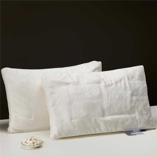 自然醒凤尾花蚕丝枕-花朵柞蚕丝枕芯大提花莱赛尔蚕丝枕头XK 商品图8