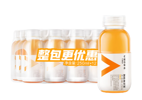 力量帝维他命水 柑橘风味  250ml *12瓶