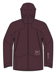 26/27BURTON雪服M AK GORE SWASH INS RUM RAISIN