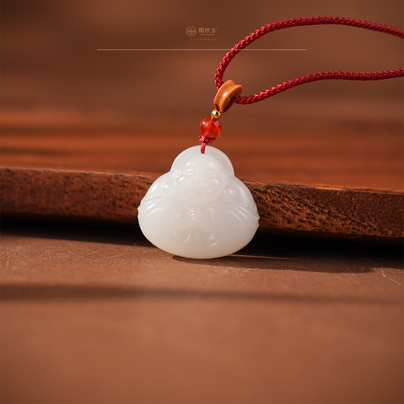 【福熙】羊脂白玉抱抱佛