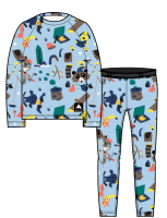 26/27BURTON速干衣T LWT SET CRITTERS