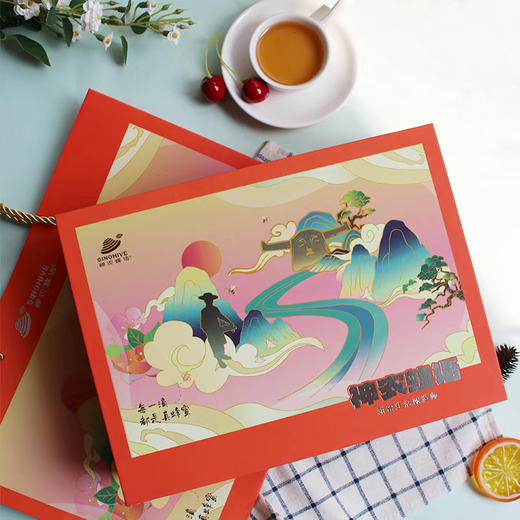 【全国包邮，部分地区除外】神农蜂语蜂蜜礼盒装 150g*6瓶/提 商品图0