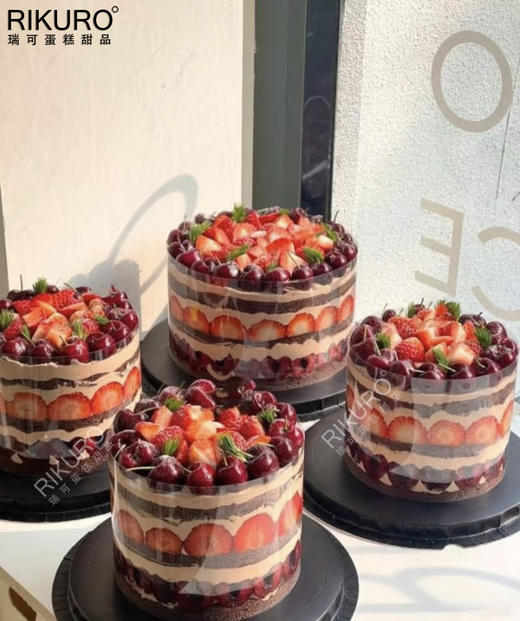 🍒🍓大吉大厘 | 3倍满料车厘子草莓巧克力蛋糕 商品图4
