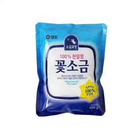 泉牌花盐500g샘표꽃소금500g