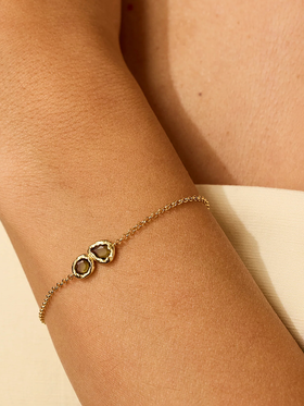 北京仓｜Agapee-LYSIANA-金色 圆形 水滴 手链［法国设计师］