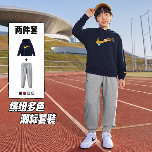 NIKE 3BRAND 春 大童小童 连帽卫衣/长裤 RWN-PH-1849 商品图7