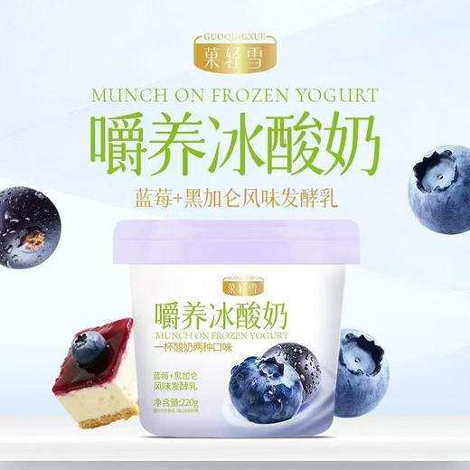 220g菓轻雪爵养冰酸奶蓝莓+黑加仑 商品图0