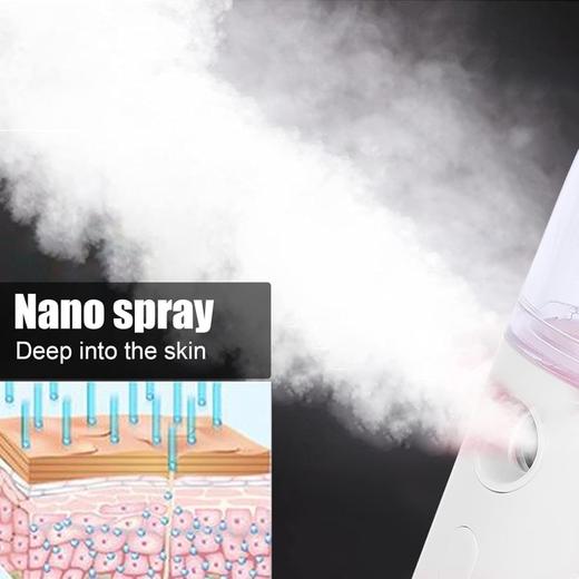 可爱卡通动物面部便携手持纳米喷雾补水仪 皮肤保湿 粉色 商品图6