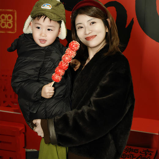 【特价不退换】【预售7天】良木礼皮毛一体外套（3759） 商品图1