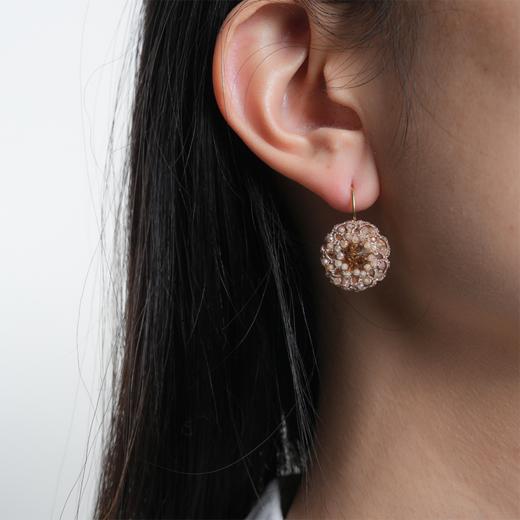 北京仓｜Lorina Balteanu-Dollytta-天然锆石 珍珠 耳环［法国设计师］ 商品图0