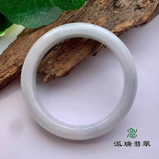 派瑞翡翠 翡翠手镯 糯种 飘花 商品图1