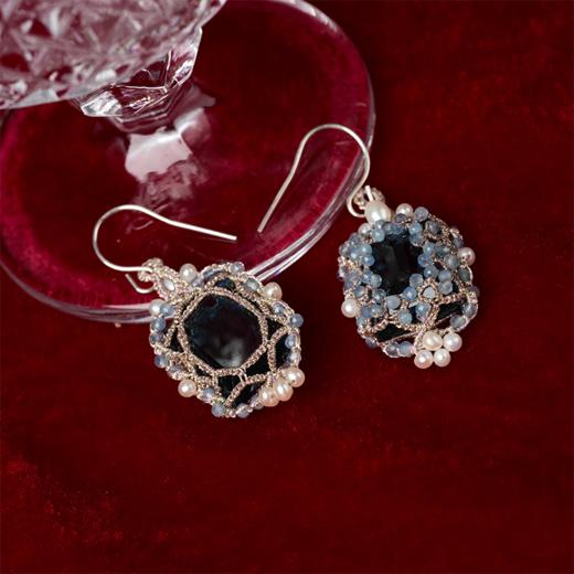 北京仓｜Lorina Balteanu-AUDREY-海蓝宝石 耳环［法国设计师］ 商品图7