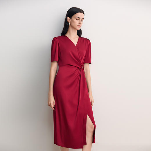 EITIE爱特爱精致优雅气质收腰显瘦礼服连衣裙2026春季新款8577212 商品图2