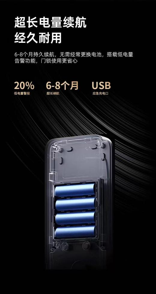 【萨莱明】智能锁_密码·指纹·卡片·钥匙44种开锁方式_V26A【佛山】【存量】 商品图2